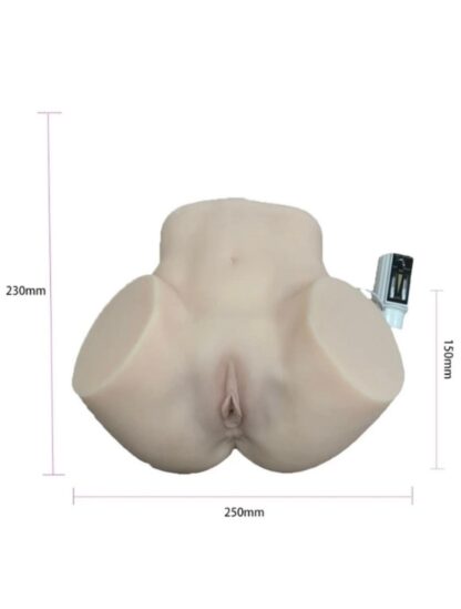 Erotik Shop 23CM Titreşimli Süper Realistik Kalça Mastürbatör - Görsel 5