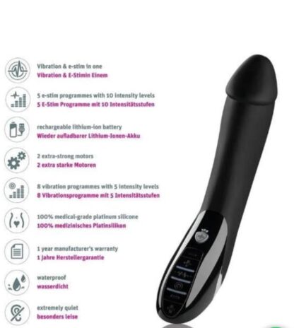 Mystim Tickling Truman Elektrikli Vibratör 27cm - Görsel 3