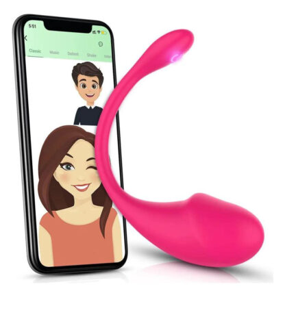 Pembe Tilki Telefon Kontrollü Yumurta Vibratör