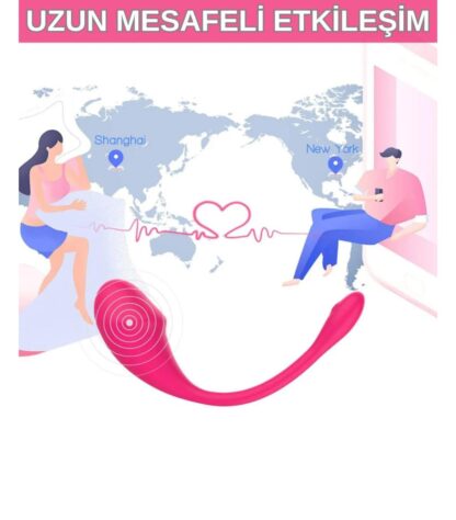 Pembe Tilki Telefon Kontrollü Yumurta Vibratör - Görsel 2