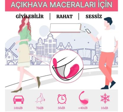 Pembe Tilki Telefon Kontrollü Yumurta Vibratör - Görsel 5