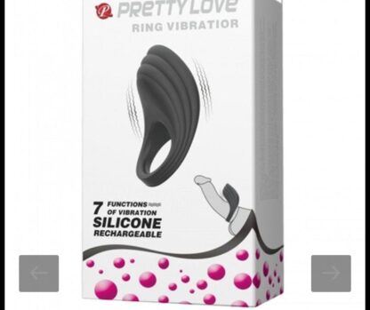 Pretty Love Ring Vibratior 7 Modlu Titreşimli Penis Halkası BI-210150 - Görsel 2