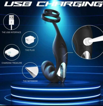 Sexual World Noel Şarjlı Flexible Prostat Vibratör